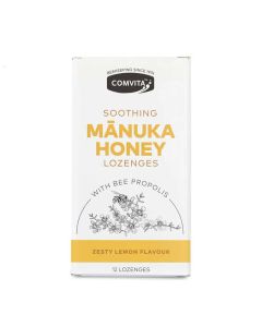 Comvita Manuka Honey & Lemon Lozenges