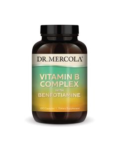 Dr Mercola Vitamin B Complex with Benfontiamine, 180 caps