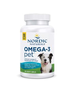 Nordic Naturals Omega 3 soft gels for dogs 90 soft gels