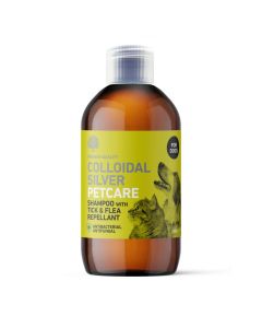 Colloidal Silver Shampoo for Dogs with tick & flea repellent 250ml
