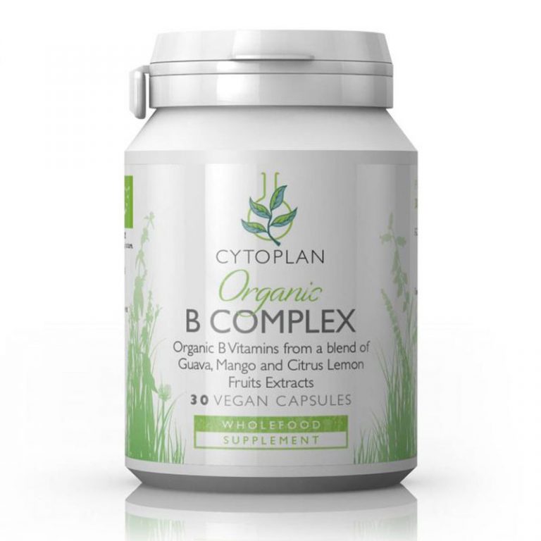 Cytoplan Organic Vitamin B Complex 30 Capsules - Totally Healthful