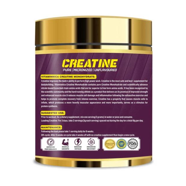 vitaminnica-Creatine Monohydrate Powder Unflavoured